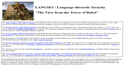 Desktop Screenshot of langsec.org
